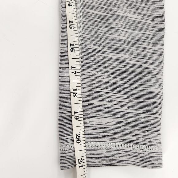 Lululemon Wonder Under Cropped High Rise Leggings Womens 4 Gray 21" Inseam Gym - Picture 8 of 9